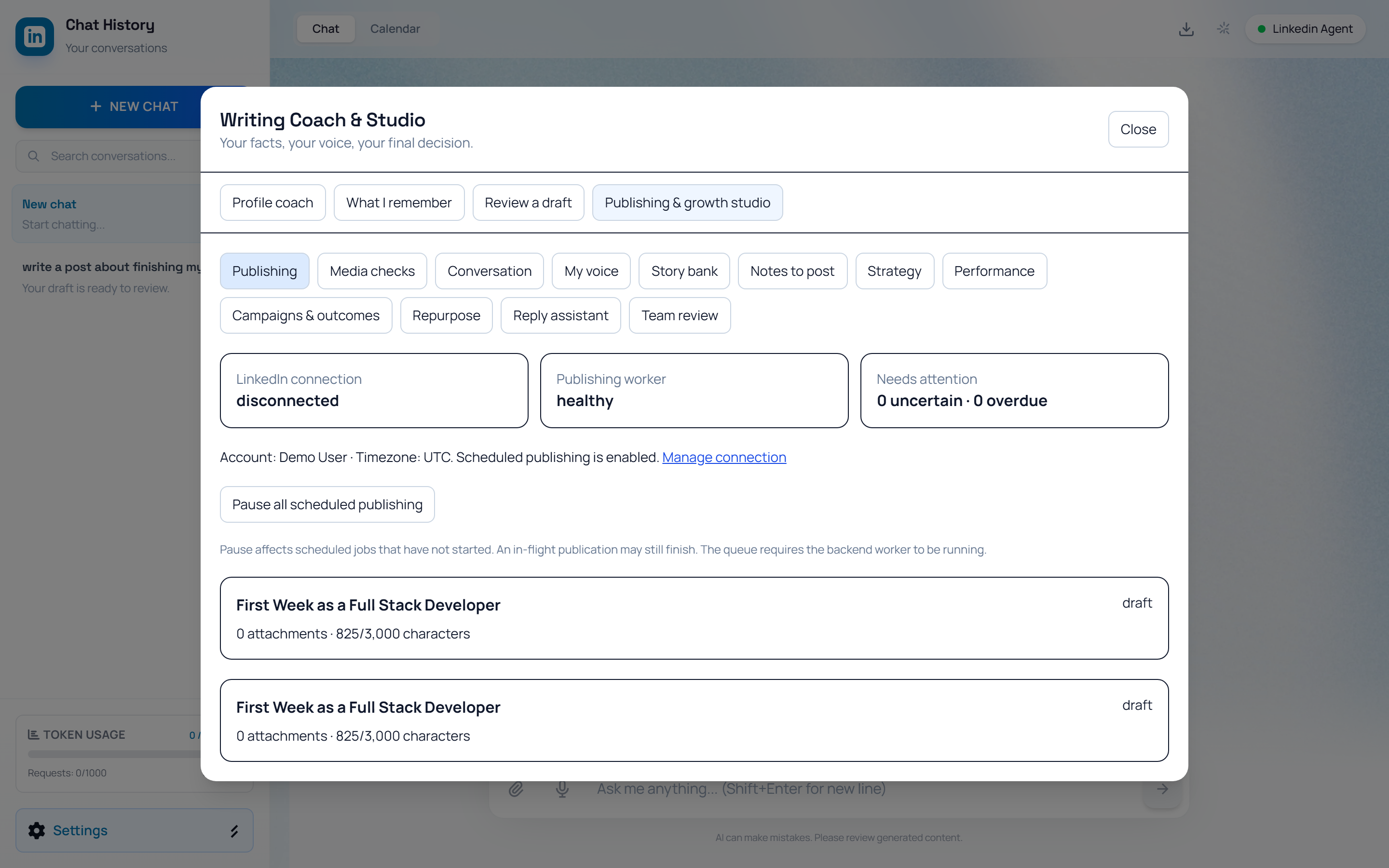 Publishing and growth studio with all tools